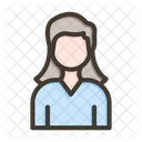 Avatar feminino  Ícone