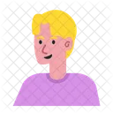 Avatar hombre rubio  Icono