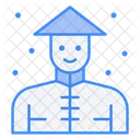 Avatar Chinese Farmer Icon