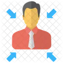 Avatar Empresario Gerente Icono