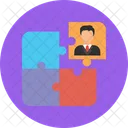 User Puzzle Defining Solution Icon