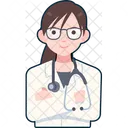 Avatar Woman Doctor Icon