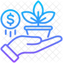 Risque Argent Capital Icône