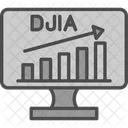Average Djia Dow Icon