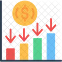 Average Dollar Sale Average Chart Icon