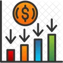 Average Dollar Sale Average Chart Icon