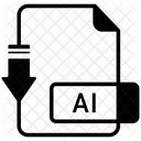 Ai File Formato Icon