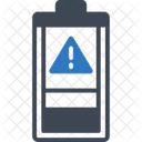 Batterie Avertissement De Batterie Etat De La Batterie Icône