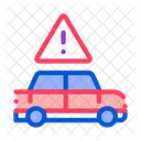 Voiture Danger Obstruction Icône
