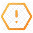 Hexagone Davertissement Icône