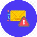 Courrier Davertissement Rechauffement E Mail Icon