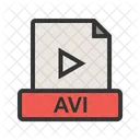 Archivo avi  Icono