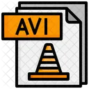Avi File File Folder Icon
