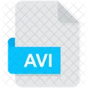 Avi Video File Format Icon