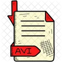 Avi Format File Icon