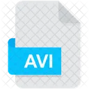 Avi Video File Format Icon