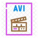 Avi File Format Icon
