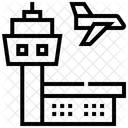Aviao Aeroporto Construcao Ícone