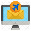 E-mail de avião  Symbol