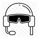 Aviation Helmet  Icon