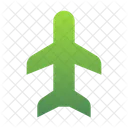 Avion Vuelo Modo Icono