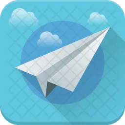 Avion de papel  Icono