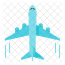 Avión de línea Icono