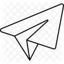 Envoyer Avion Message Icône