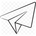 Envoyer Avion Message Icon