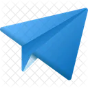 Avion en papier  Icône