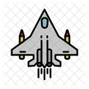 Furtif Avion Radar Icon