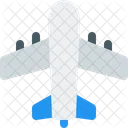 Vuelo De Avion Icono