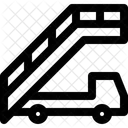 Escaleras para pasajeros de aviones  Icono