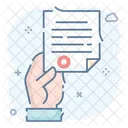Avis Documentation Officielle Conditions Icône