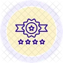 Avis Badge Approbation Icône