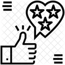 Avis Des Utilisateurs Notes Medias Sociaux Icône