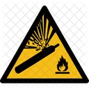 Aviso Gas Explosivo Icon