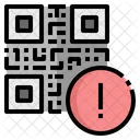 Aviso Atencao Codigo QR Icon