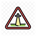 Aviso Alienigena Alerta Alienigena Rapto Ícone