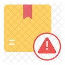Aviso De Pacote Alerta De Pacote Aviso De Produto Icon