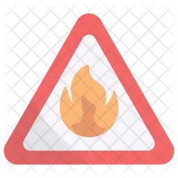 Aviso de incêndio  Ícone