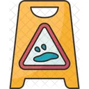 Aviso De Piso Molhado Piso Molhado Molhado Icon