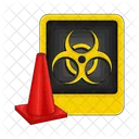 Aviso De Risco Biologico Alerta Seguranca Icon