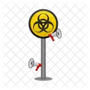 Aviso De Risco Biologico Alerta Seguranca Icon