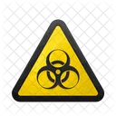 Aviso De Risco Biologico Alerta Seguranca Icon