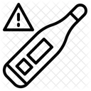 Virus Covid Temperatura Ícone
