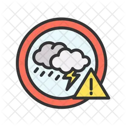 Aviso de tempestade  Ícone