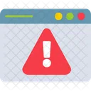 Aviso Web Alerta Laptop Ícone