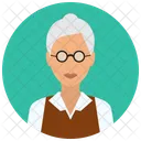Avo Idosa Mulher Icon