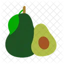 Avocado Nutrition Vegetarian Icon